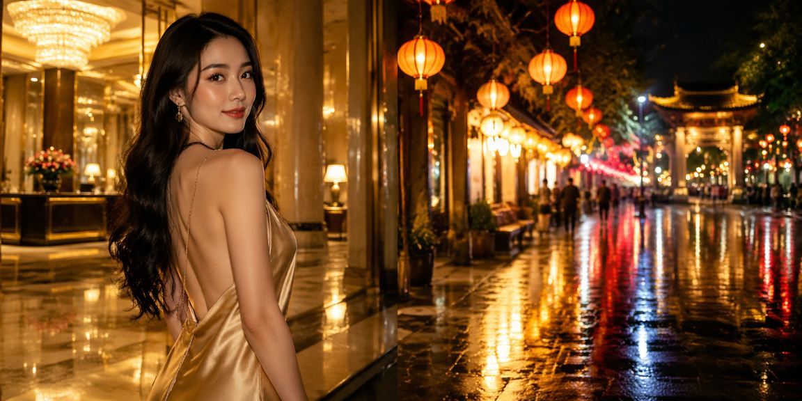 Khung cảnh night market nhộn nhịp tại Hà Nội vào ban đêm