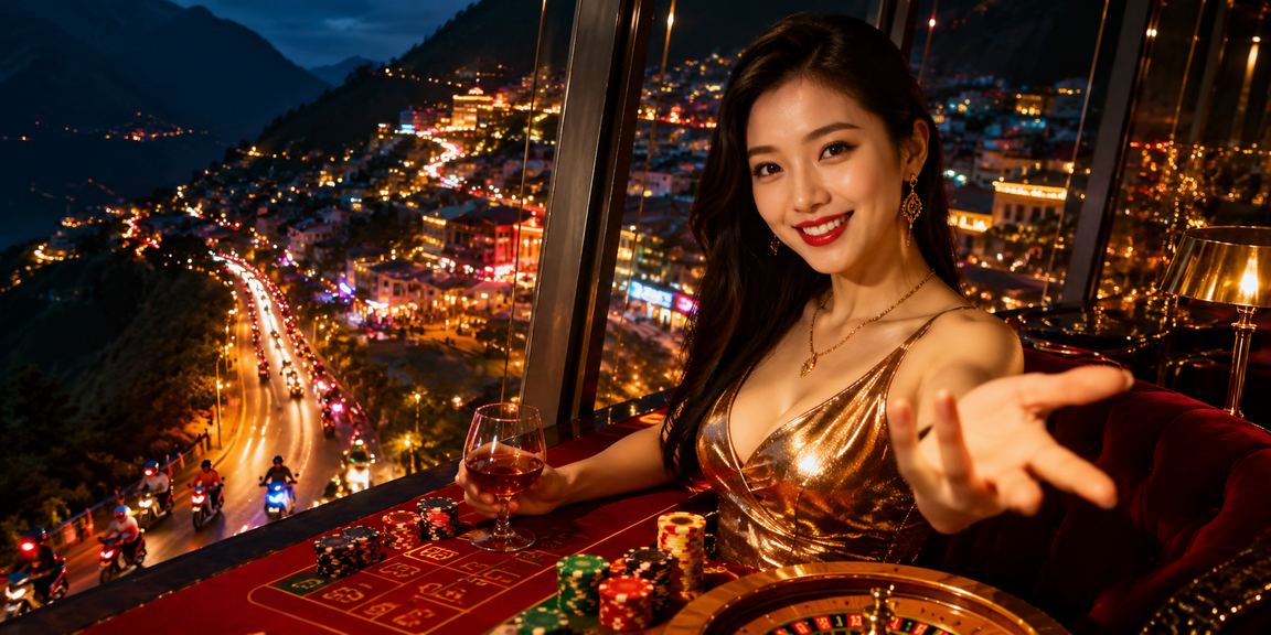 Hình ảnh neon trong lễ hội khuyến mãi tại Sapa